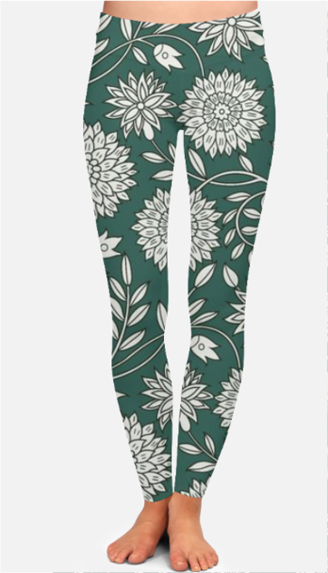 Female Gym legging printed qikink