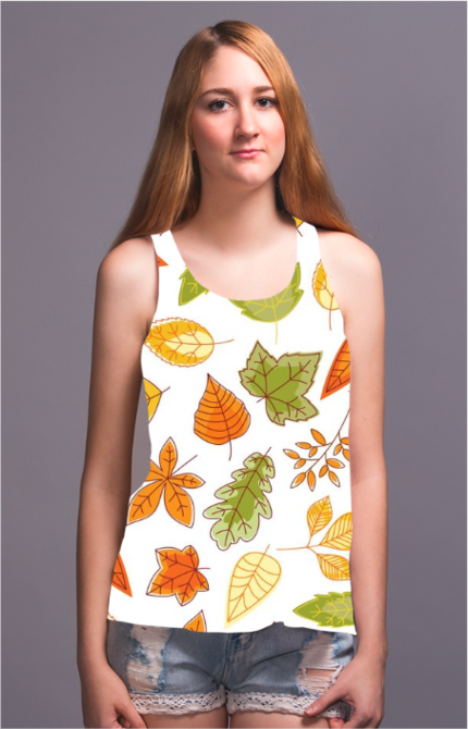 Female AOP Womens Tank Top qikink