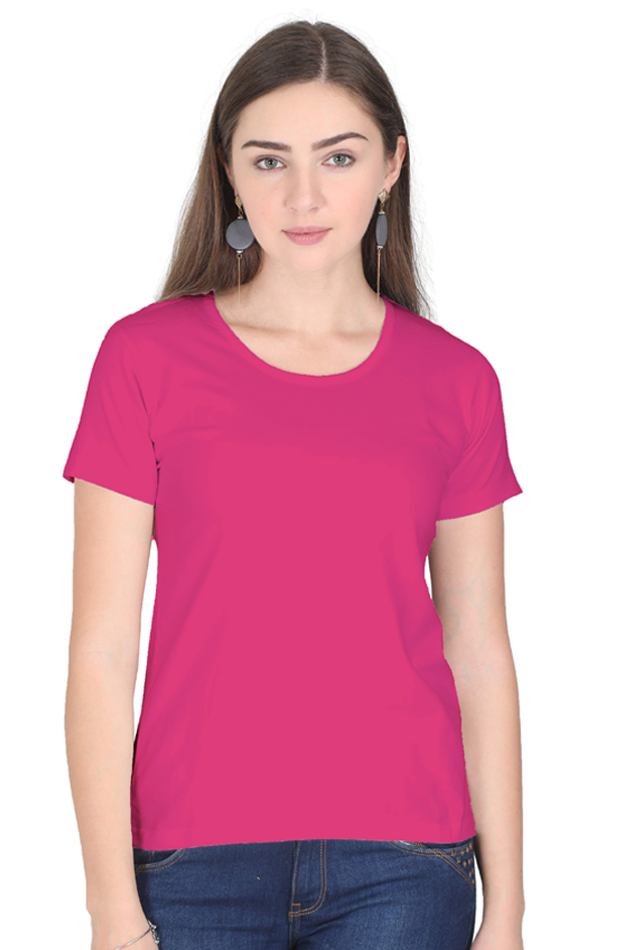 Female Round Neck Half Sleeve Classic qikink