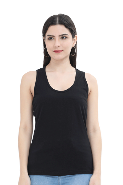 Female Tank Top Black qikink