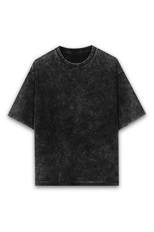 Acid Wash Oversized Classic T-shirt qikink