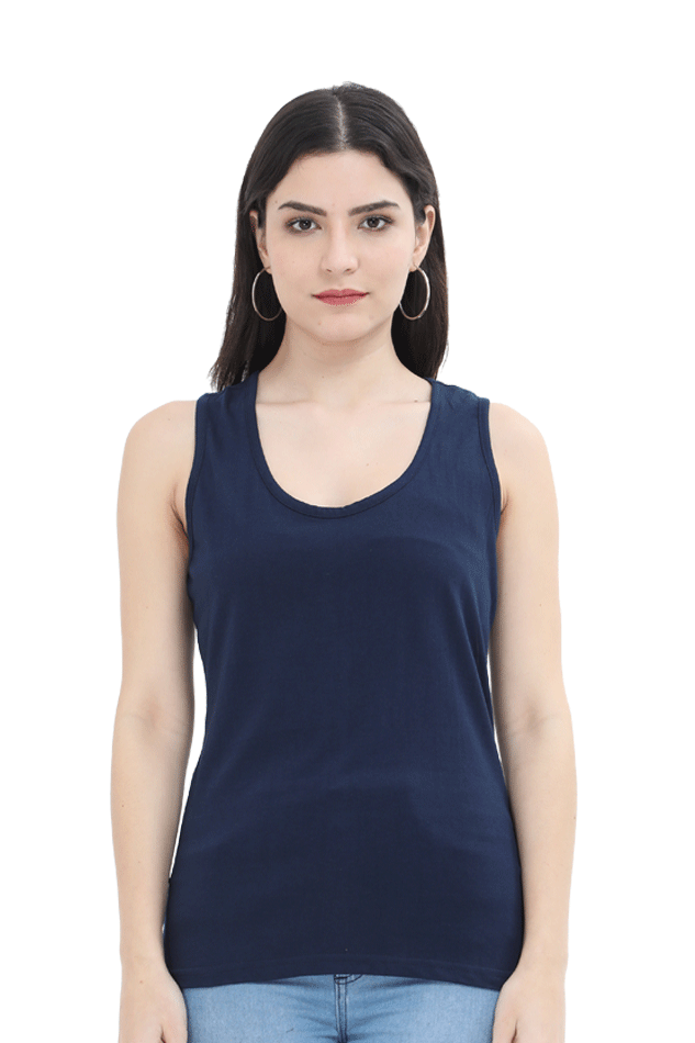 Female Tank Top Black qikink