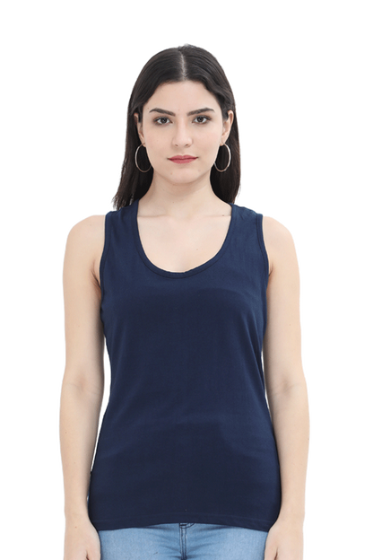 Female Tank Top Black qikink