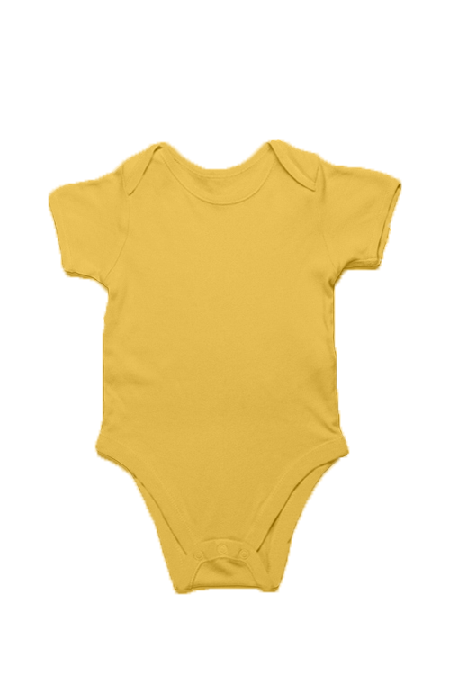 Kids Rompers Yellow qikink